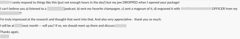 Email response 5