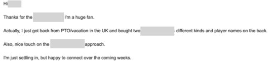 Email response 21