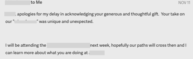 Email response 8